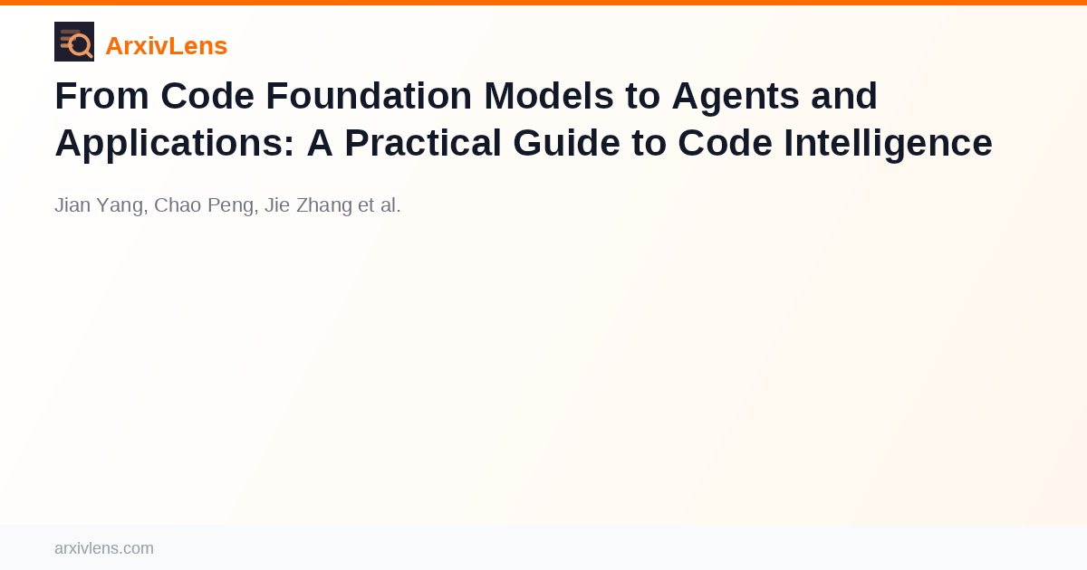 From Code Foundation Models to Agents and Applications: A Practical ...