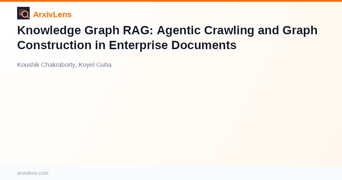 Knowledge Graph RAG: Agentic Crawling and Graph Construction in ...