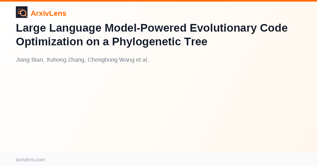 Large Language Model-Powered Evolutionary Code Optimization...