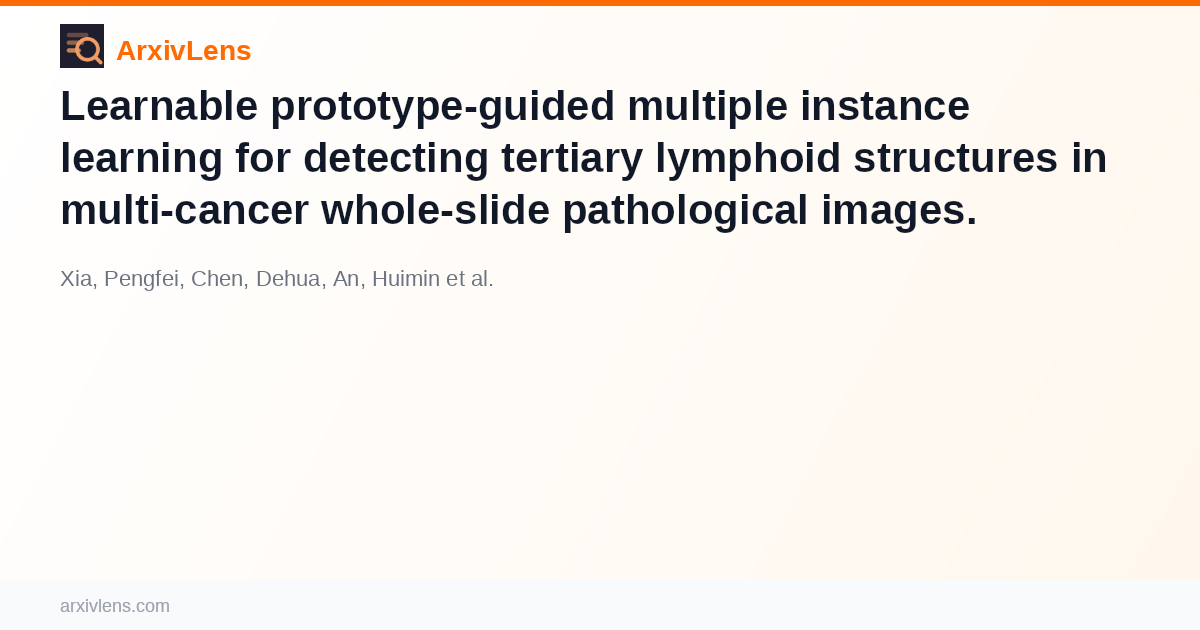 Learnable prototype-guided multiple instance learning for detecting ...
