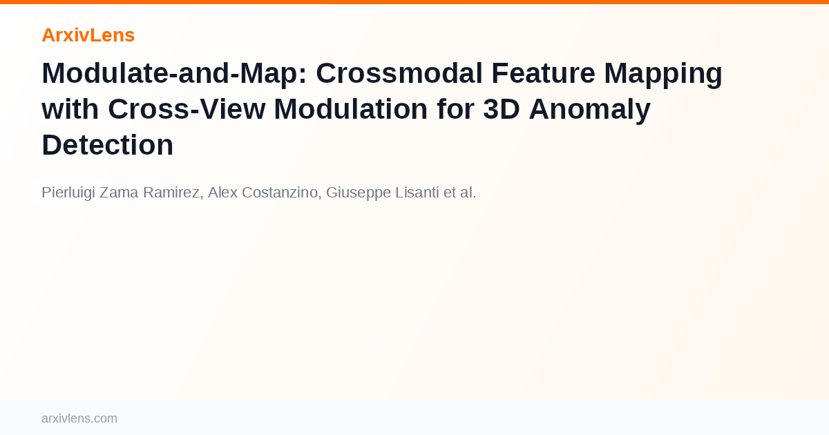 Modulate-and-Map: Crossmodal Feature Mapping with Cross-View Modulation ...